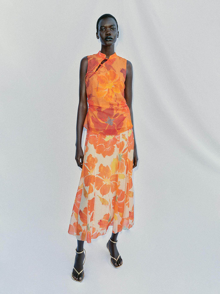 Summer Clothing New Look - Haut sans manches et jupe à