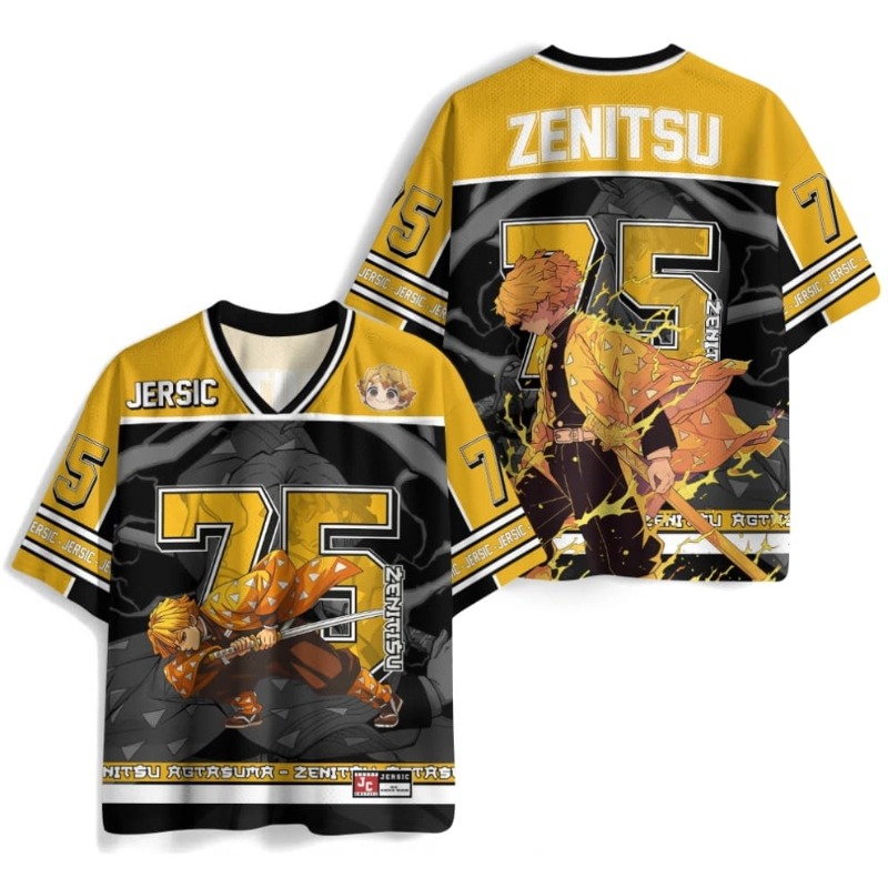 Summer Clothing For Japan - Nouveau Maillot Anime Demon Slayer Zenitsu