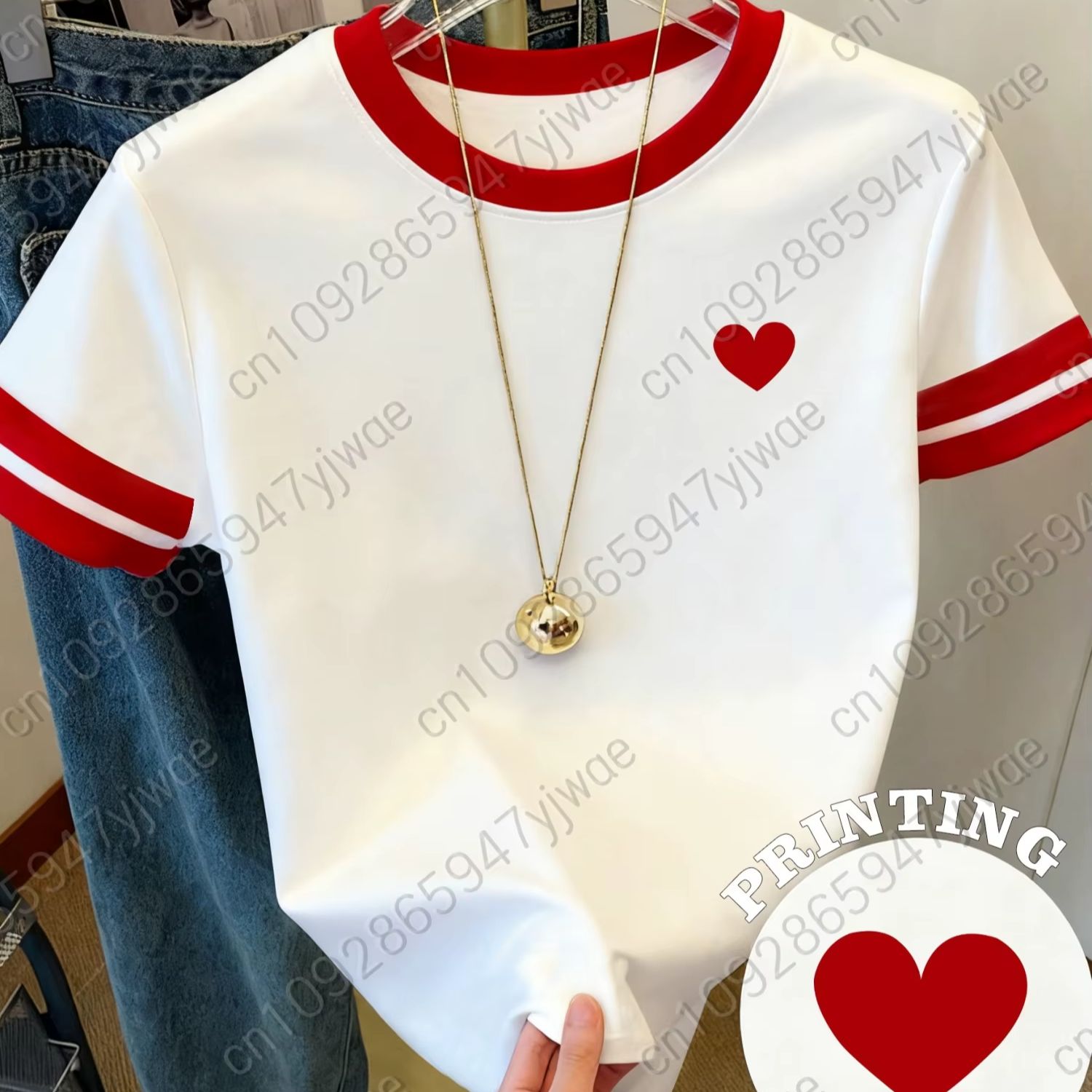Summer Days Clothing - T-shirt à manches courtes pour femmes,
