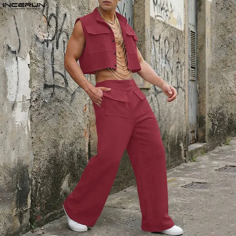 Summer Clothing Trend - INCERUN Ensembles Homme – Haut Court