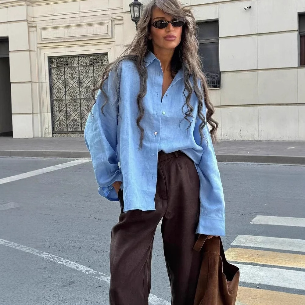 Summer Days Clothing - Chemisier décontracté pour femme 2026, col