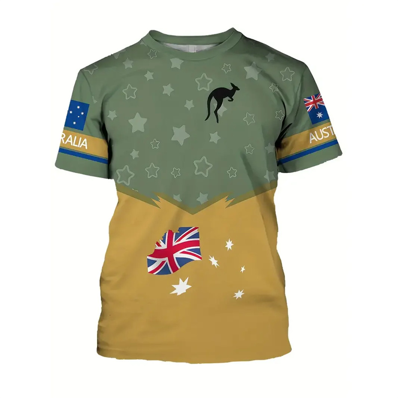 Summer Clothing Australia - T-shirt de sensation nationale australienne pour