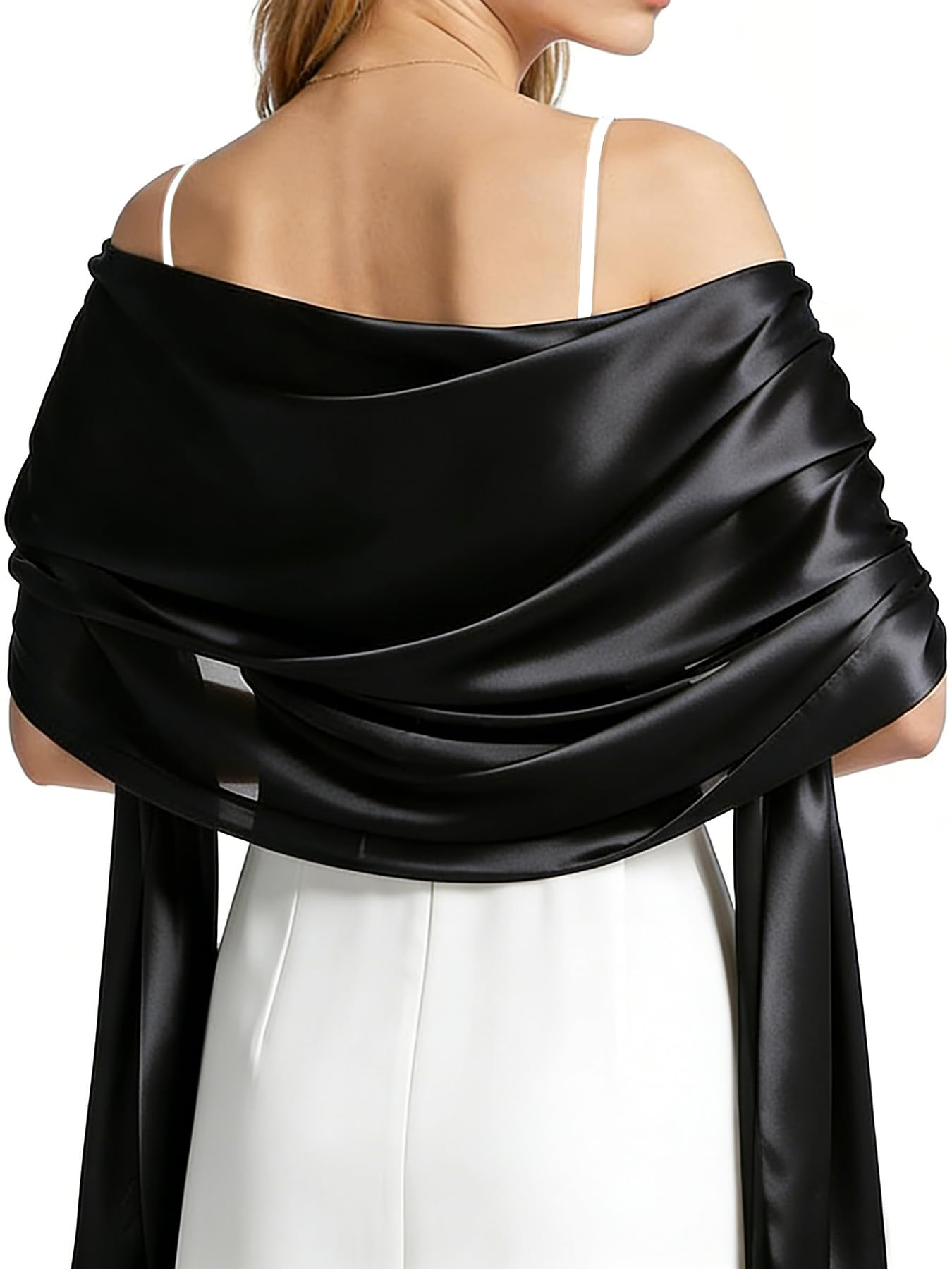 Summer Clothing For Older Women - Châle en satin pour femmes, idéal