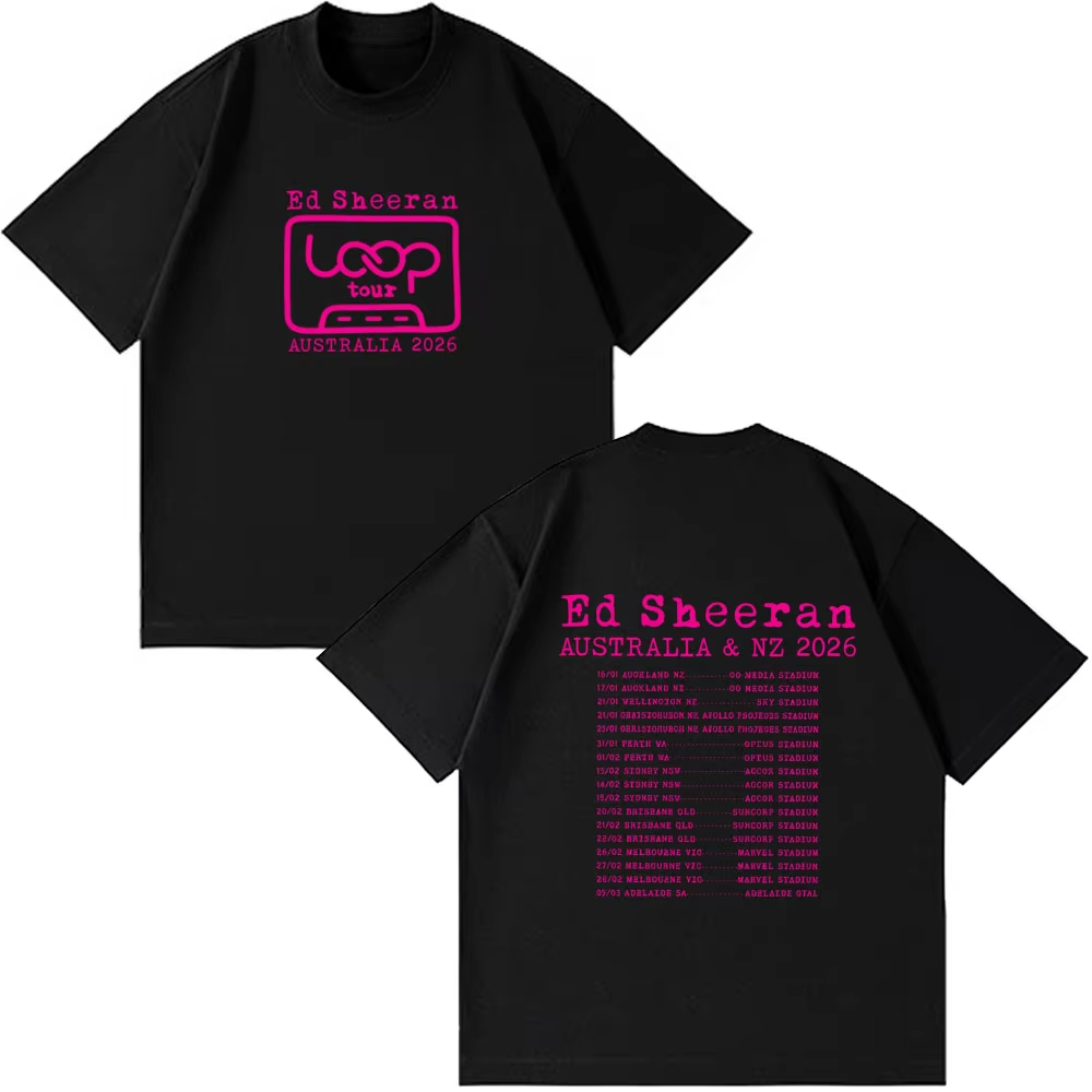 Summer Clothing Australia - Ed Sheeran Loop Tour Australie et