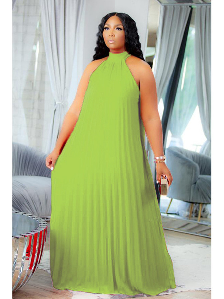 Summer Clothing For Older Women - Wmstar-Robe longue sans manches pour femme,