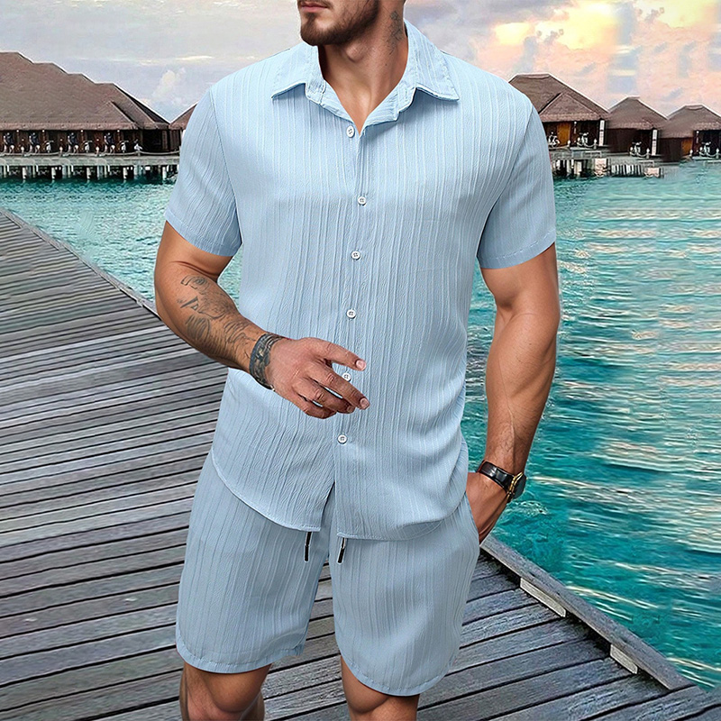 Summer Clothing Trend - Nouvel ensemble 2 pièces homme 2026