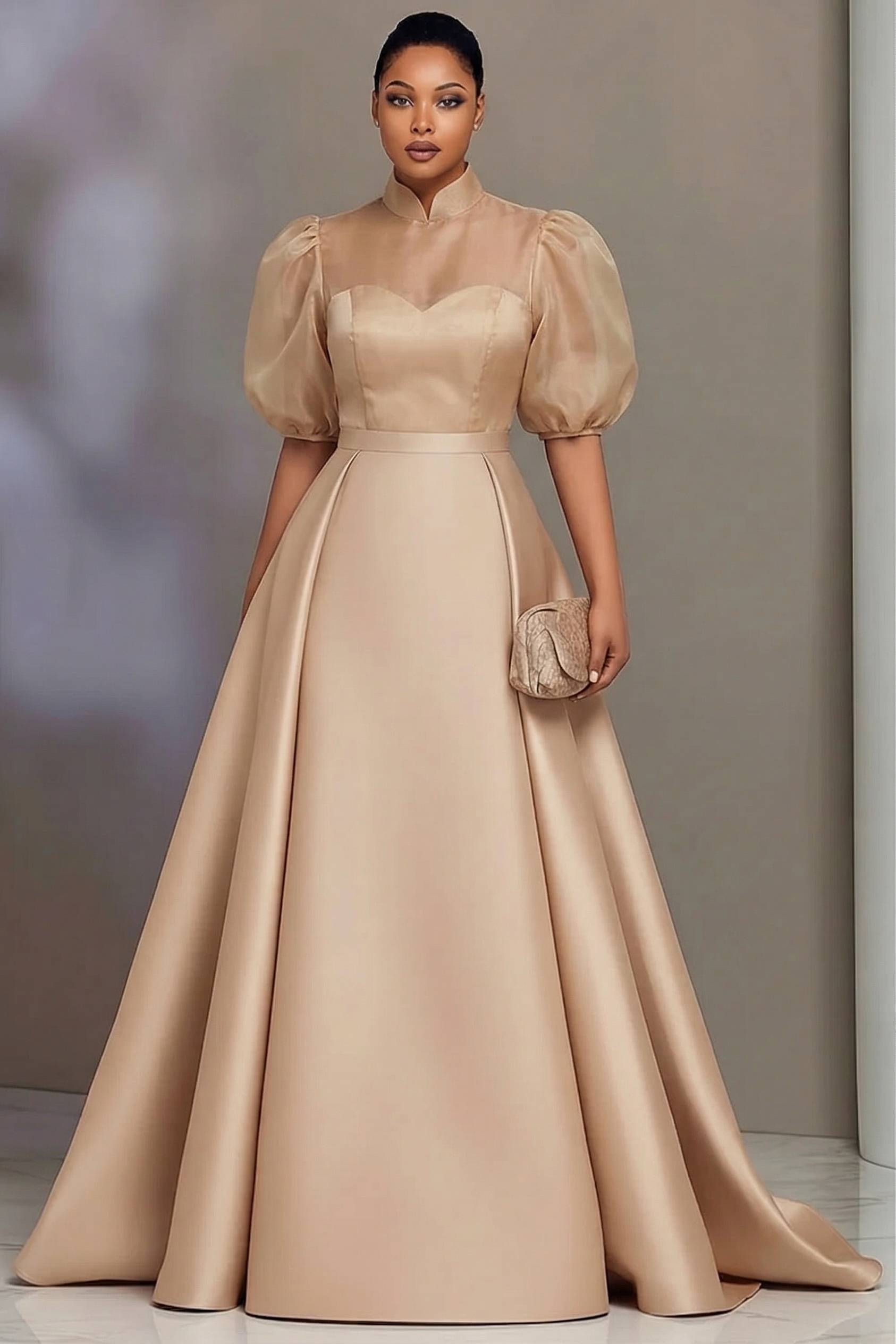 Summer Clothing For Older Women - Robes de bal élégantes en satin