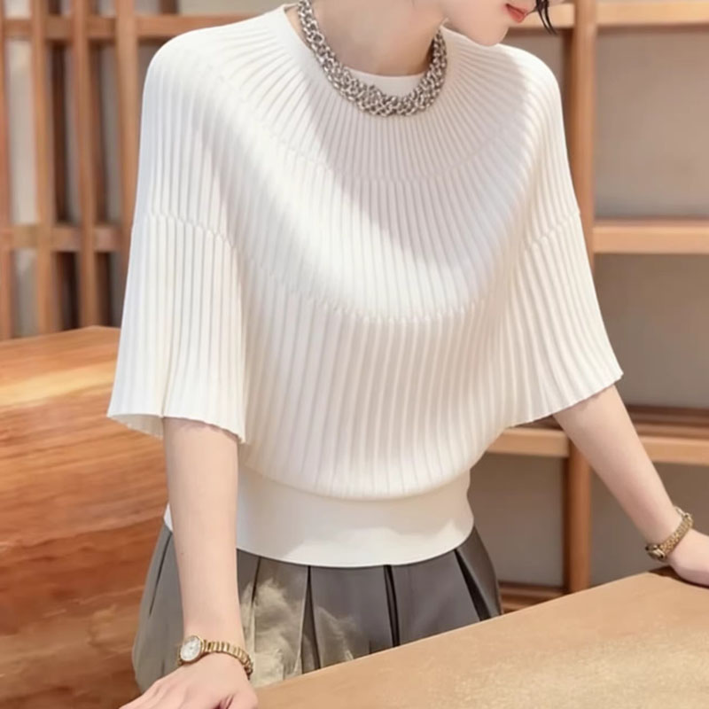 Summer Days Clothing - Pull en tricot à col rond