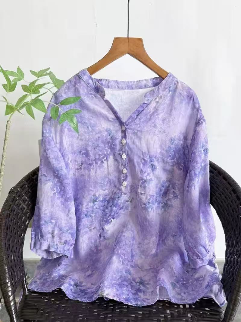 Summer Clothing For Japan - Chemises 100% ramie pour femmes, style