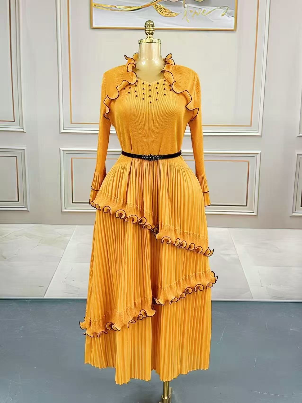 Summer Clothing New Look - Miyake robe 2025 été nouveau haut