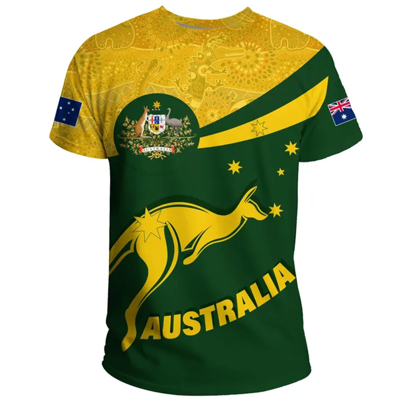 Summer Clothing Australia - T-shirts imprimés 3D drapeau australien pour