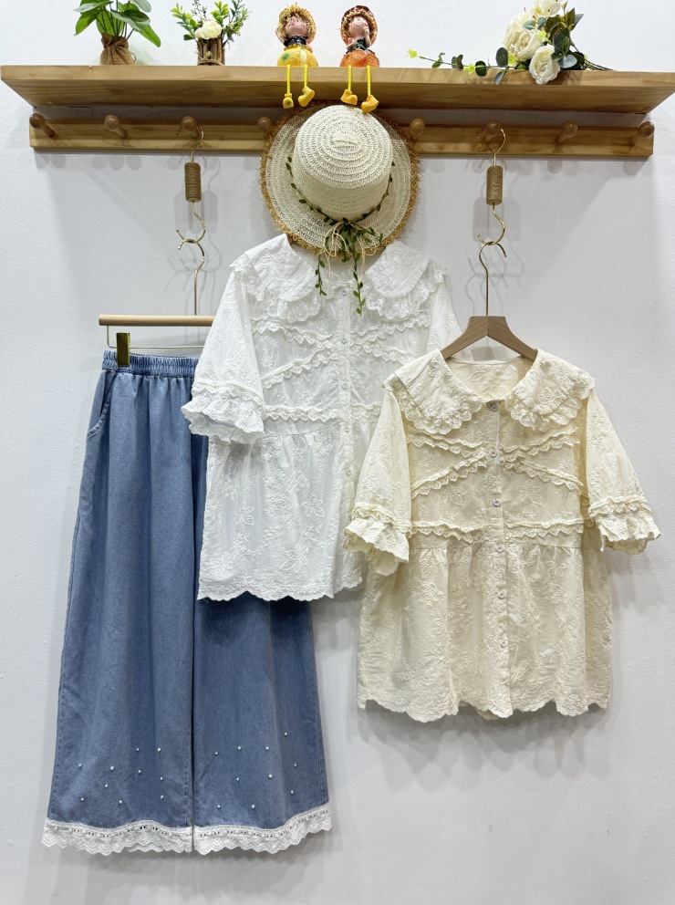 Summer Clothing For Japan - Mori kei vêtements doux lolita chemise
