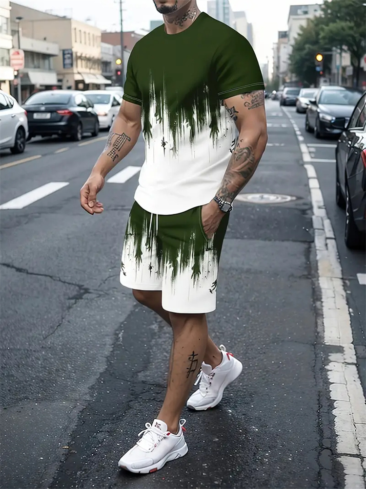 T-shirt à texture dégradée pou - Summer Clothing Cheap avis et prix