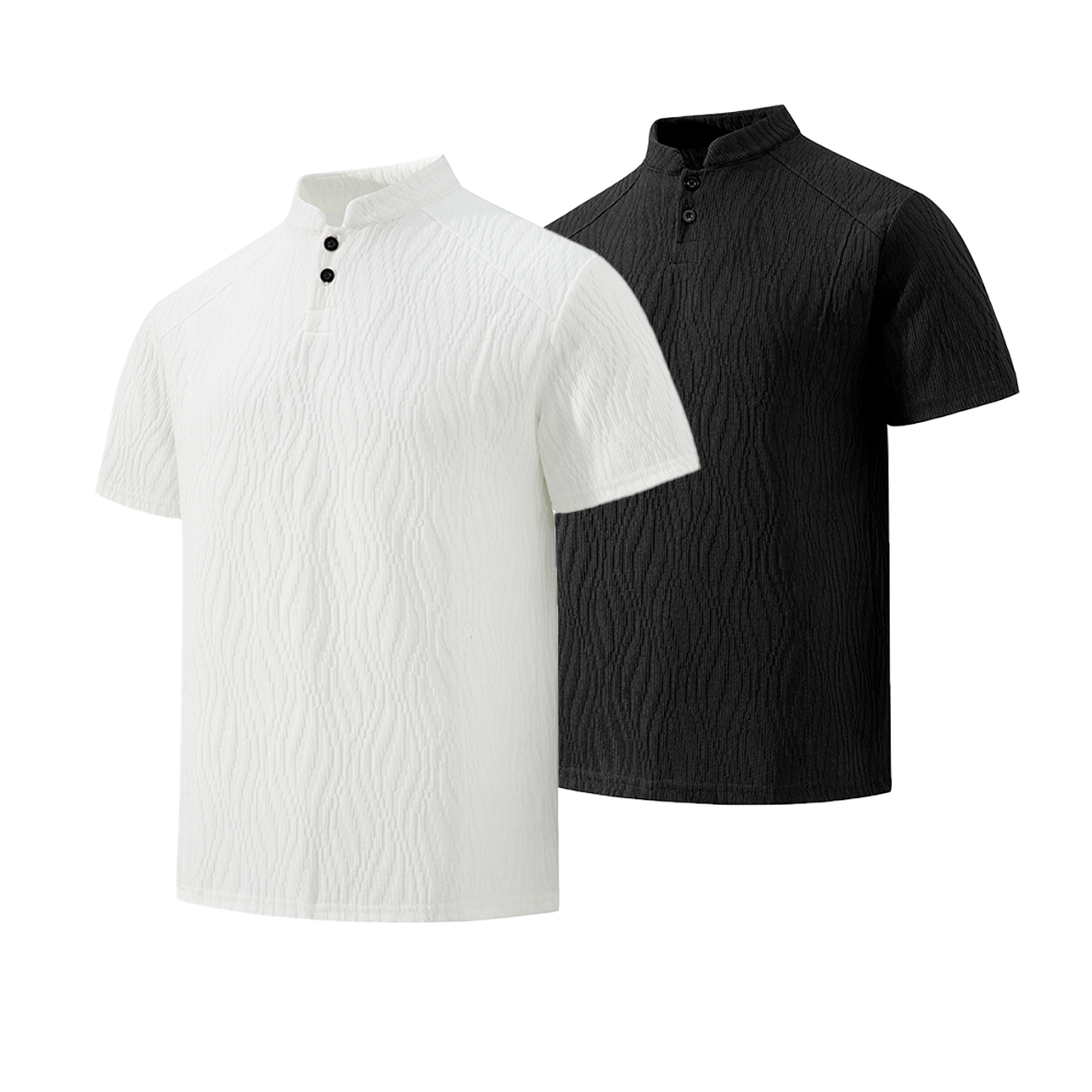 Chemise Henley Homme Texture É - Summer Clothing Cheap avis et prix