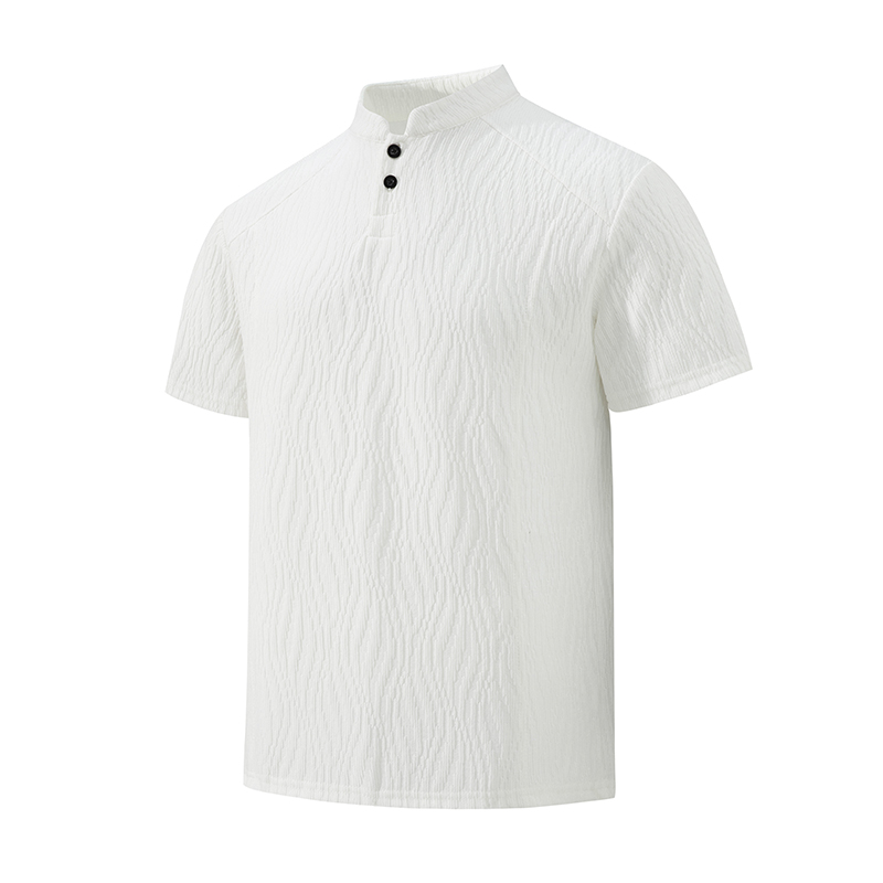Chemise Henley Homme Texture É - Summer Clothing Cheap avis et prix