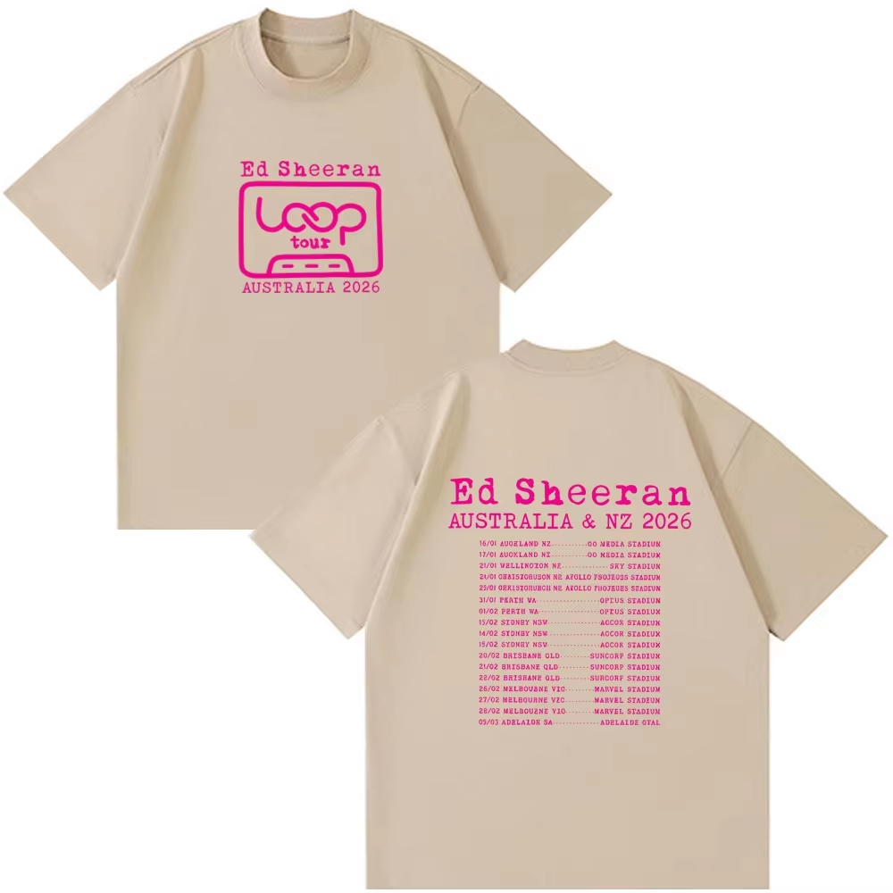 T-shirts de la tournée Ed Shee - Summer Clothing Australia avis et prix