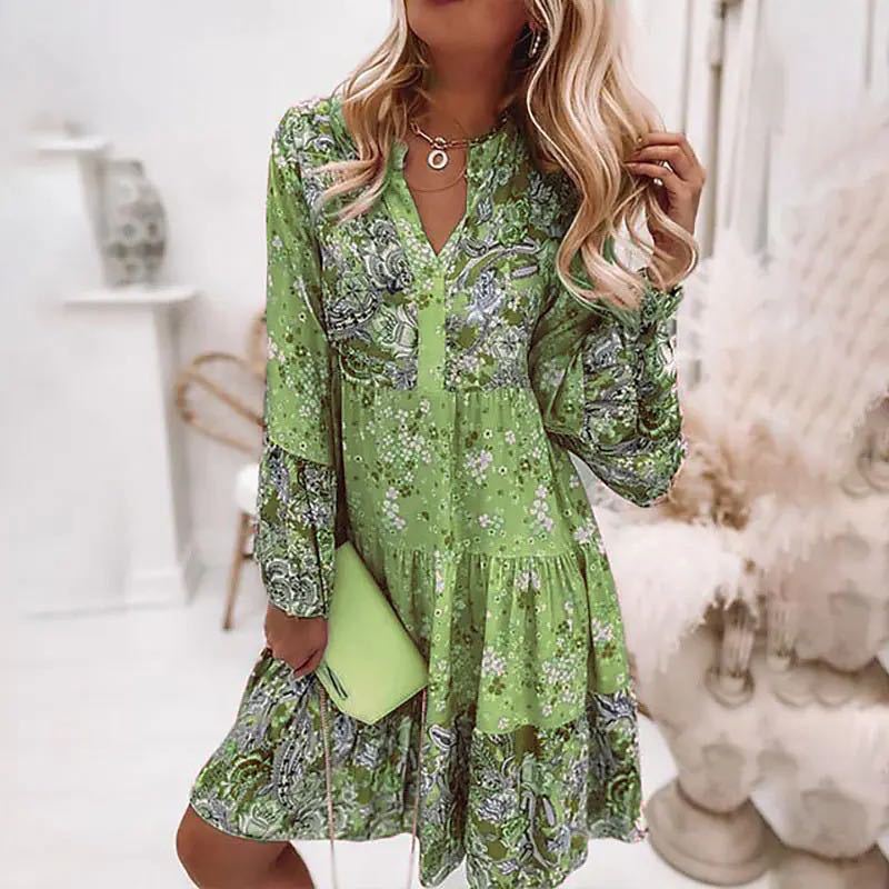 Robe décontractée à imprimé Fl - Summer Clothing Zara avis et prix