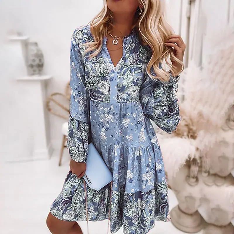Robe décontractée à imprimé Fl - Summer Clothing Zara avis et prix