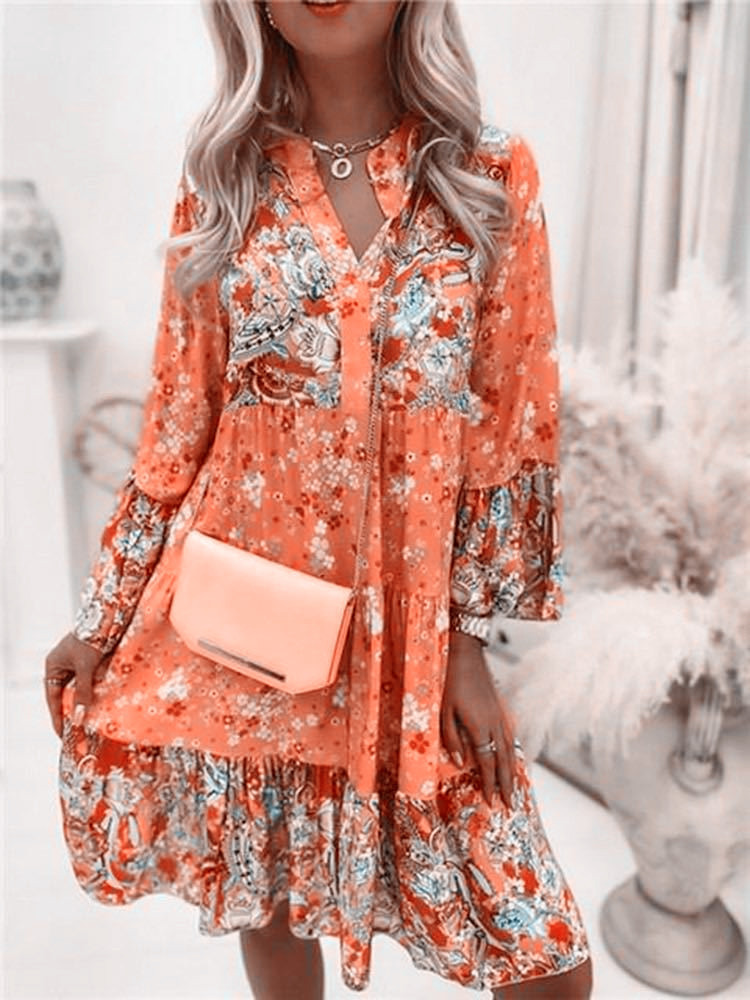 Robe décontractée à imprimé Fl - Summer Clothing Zara avis et prix