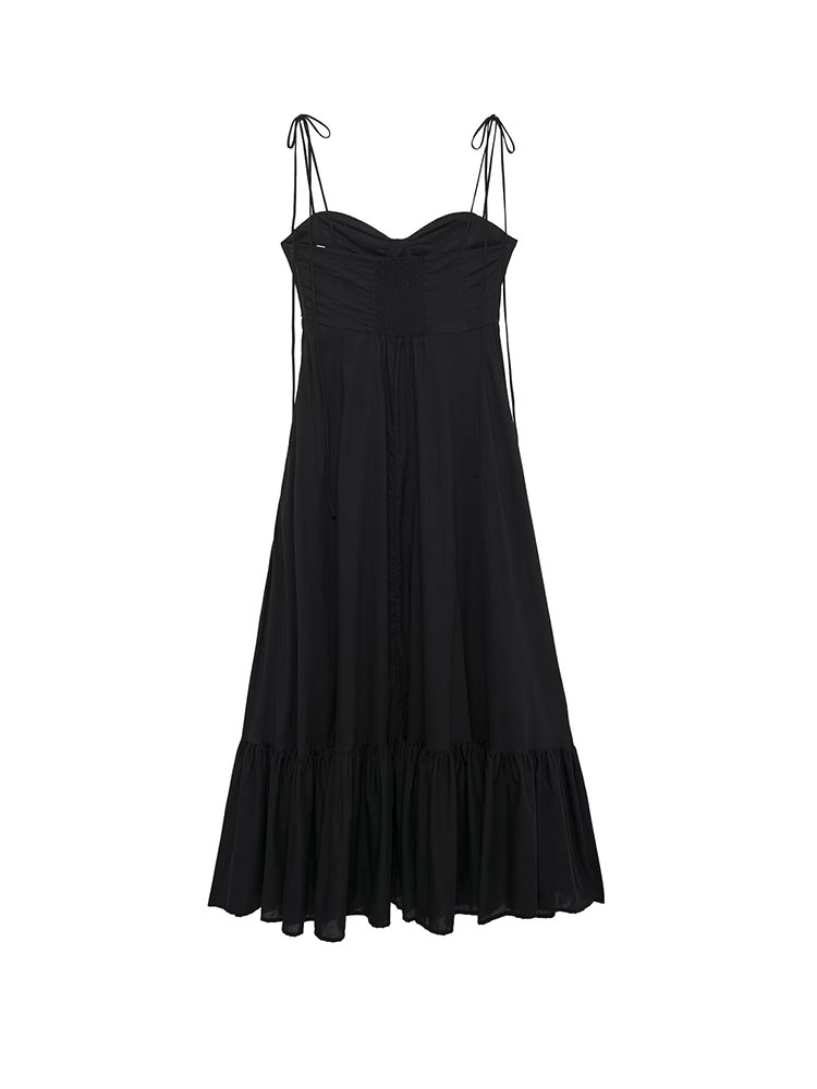 Robe longue à bretelles Spaghe - Summer Clothing Zara avis et prix