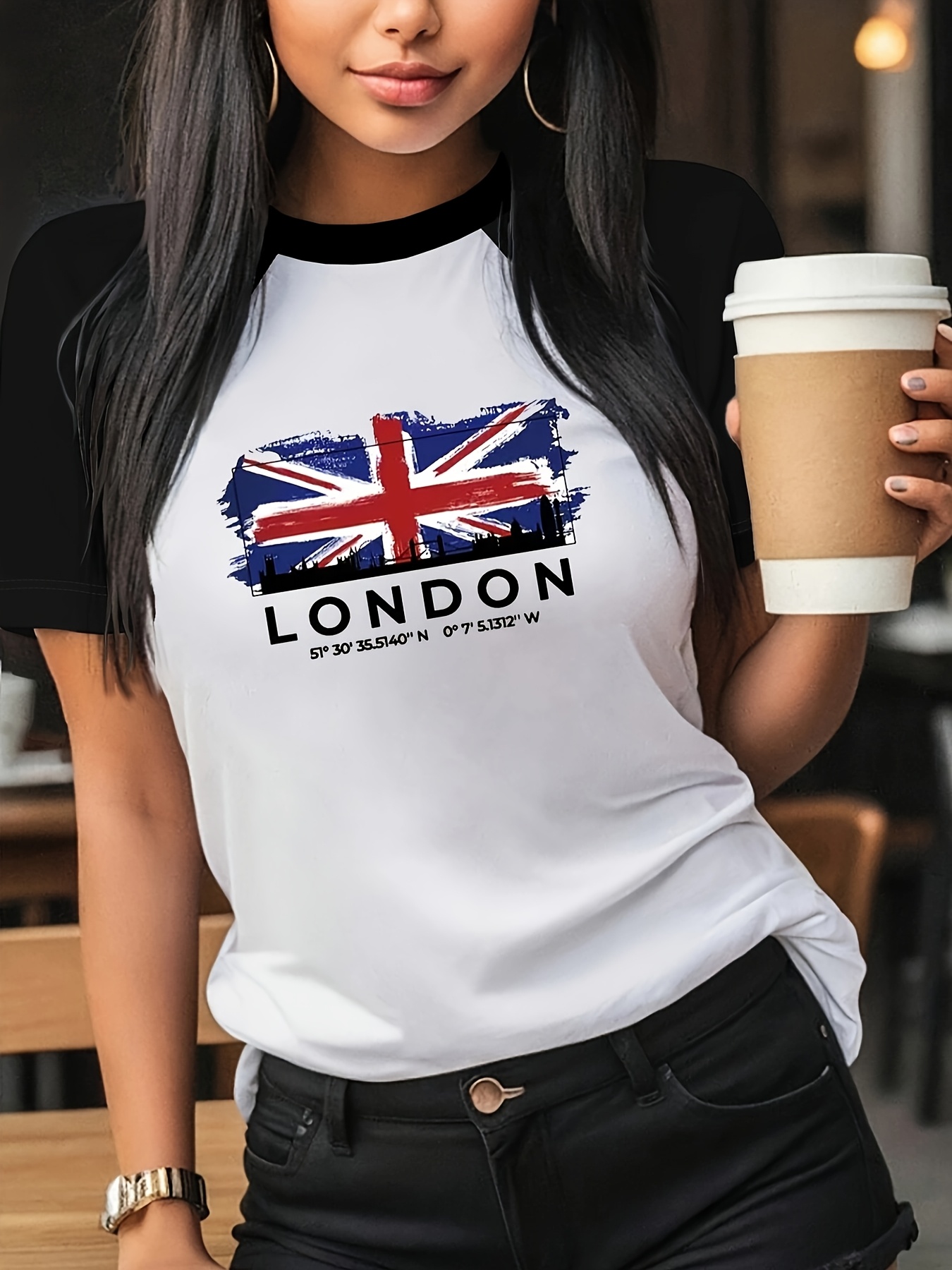T-shirt à imprimé graphique LO - Summer Clothing London avis et prix