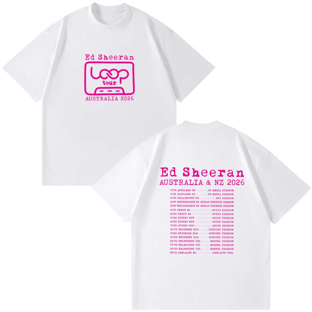 Ed Sheeran Loop Tour Australie - Summer Clothing Australia avis et prix