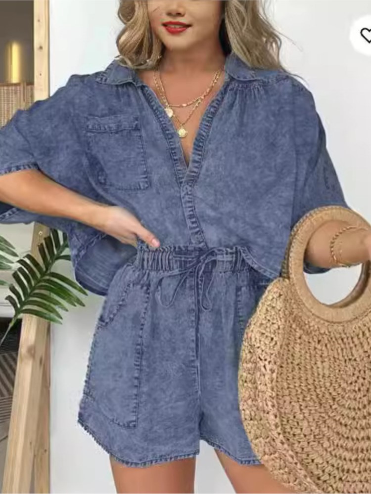 Costume Vintage en Denim bleu  - Summer Clothing Zara avis et prix