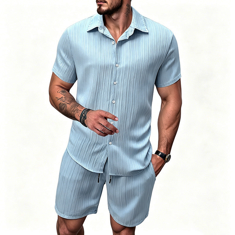 Nouvel ensemble 2 pièces homme - Summer Clothing Trend avis et prix