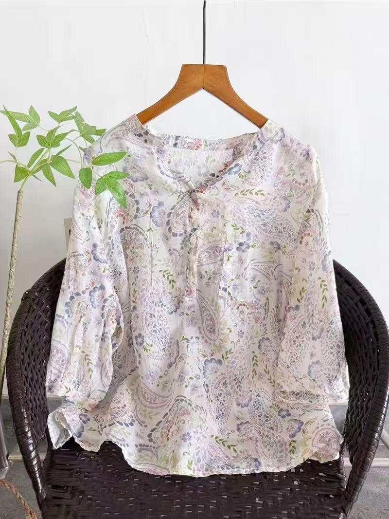 Chemises 100% ramie pour femme - Summer Clothing For Japan avis et prix