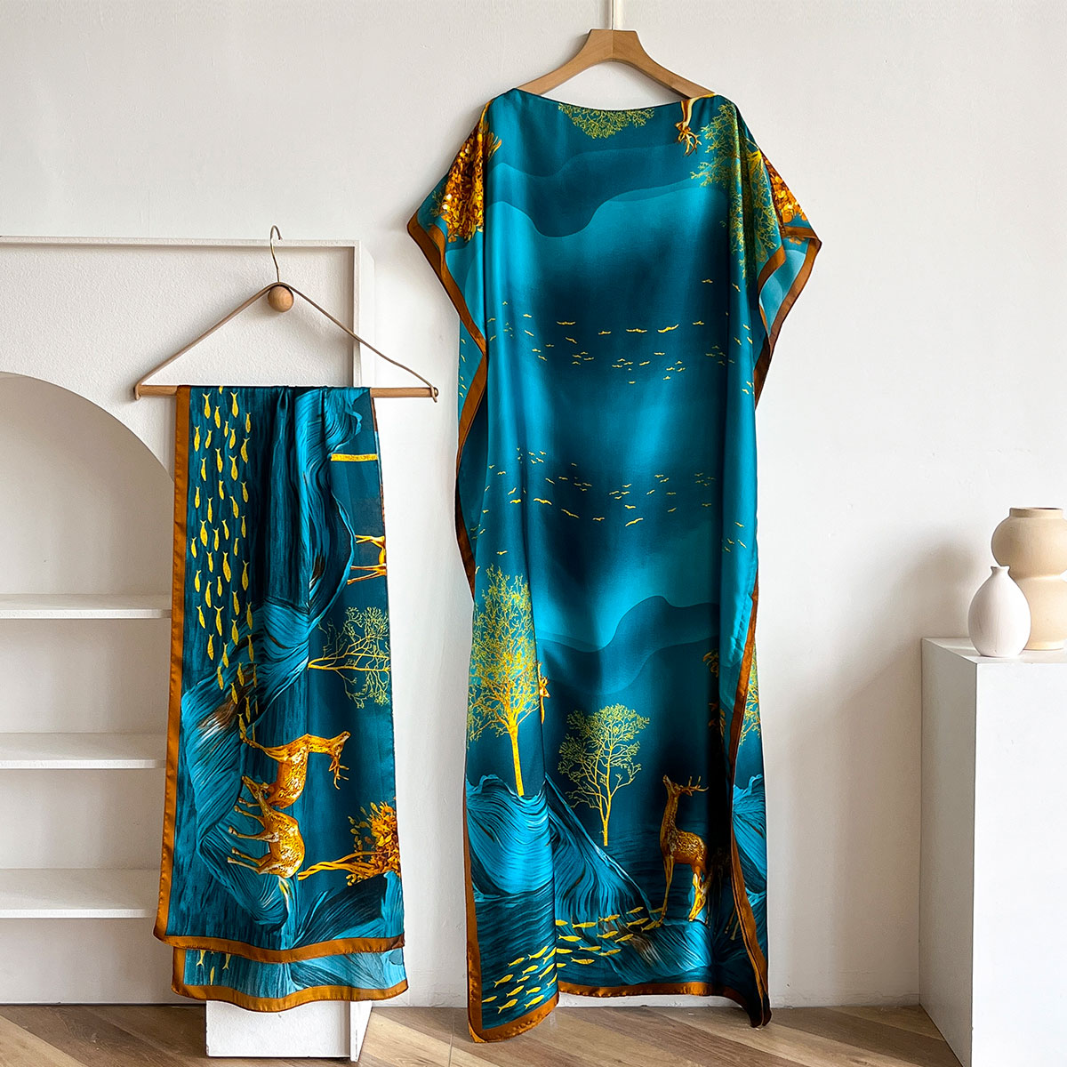 Châle long pour femme, style D - Summer Clothing For Older Women avis et prix