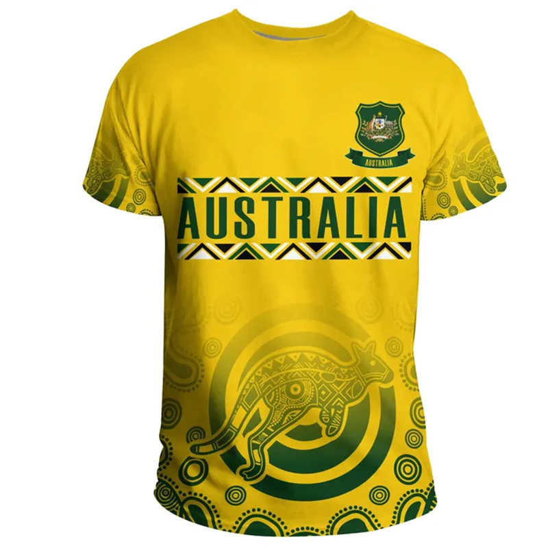 T-shirts imprimés 3D drapeau a - Summer Clothing Australia avis et prix
