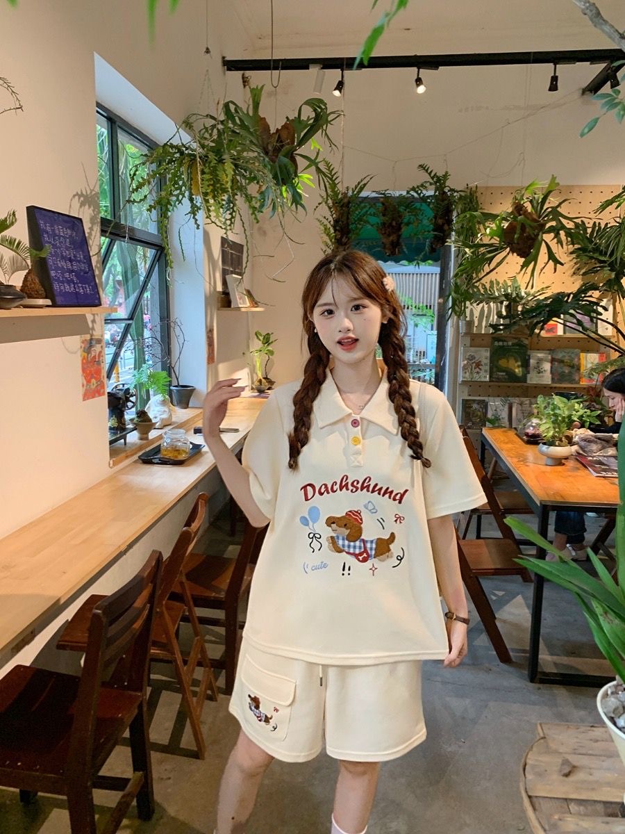 Kawaii broderie chien japon St - Summer Clothing For Japan avis et prix